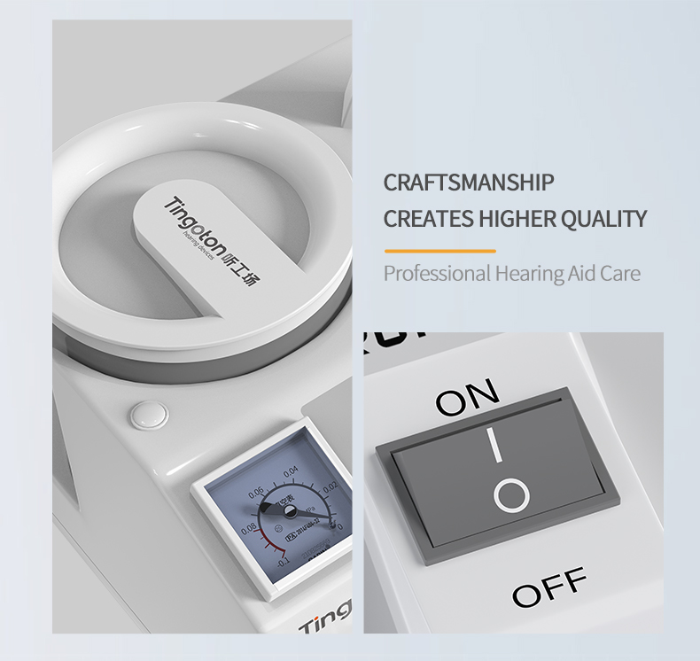 Tingoton Healthcare Supply Dryer Pump Vacuum Cleaner for Drying and Cleaning Hearing Aids Extends Hearing Aid Life product detail