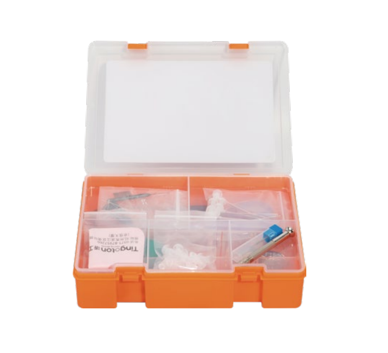 OEM Professional Battery Tester Air Blower Ear Endoscope Hearing Aid Fitting Set Care Kits Clean Tool PVC Material Severe product detail