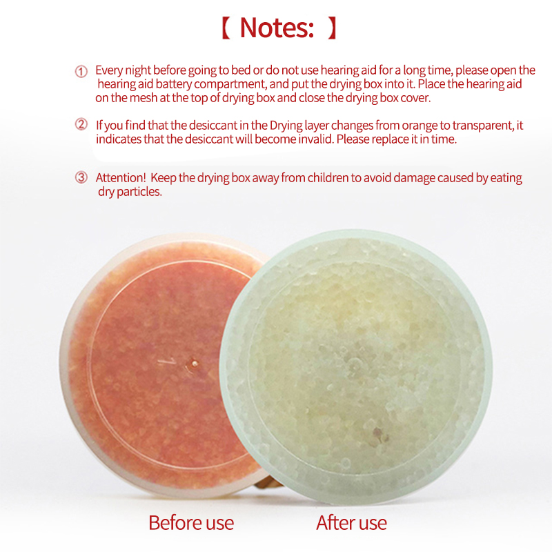 OEM/ODM Drying Pallet Capsule Desiccant for Drying Hearing Aids and Ear Mold Essential Product in the Ear & Hearing Category product detail