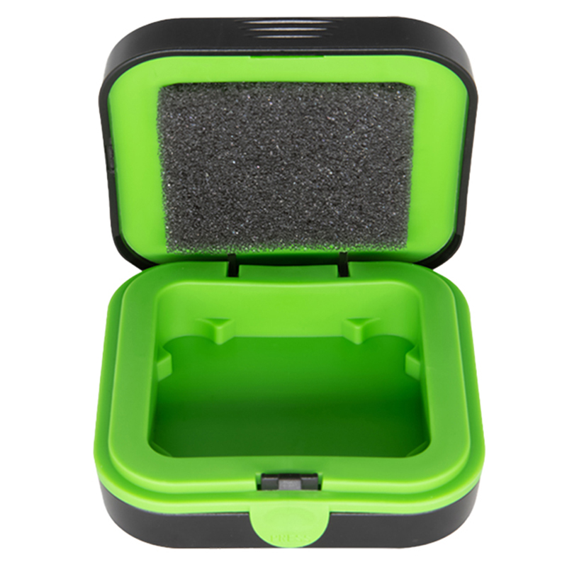 Portable Hearing Aid Hard Case with Battery Container New Design Carrying Earphone Storage Solution product detail