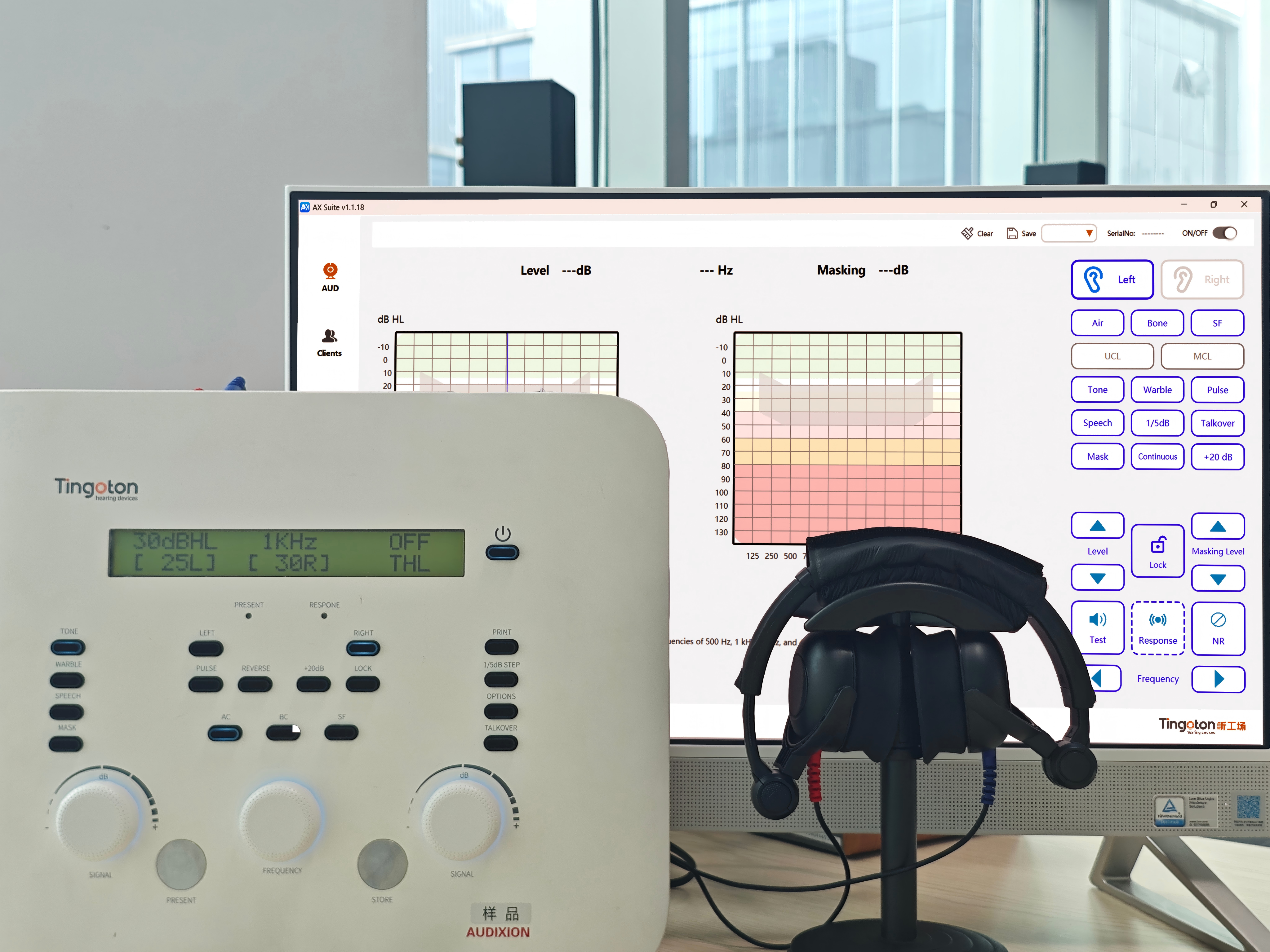 Digital Pure Tone Audiometer for Clinical Hearing Assessment product detail