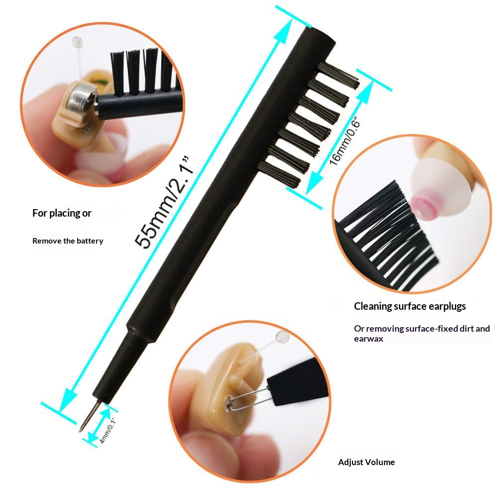 2025 New Popular 13pc Multifunctional ABS Hearing Aid Accessories Screen Computer Keyboard Cleaning Tools for Earphone-tingoton product detail