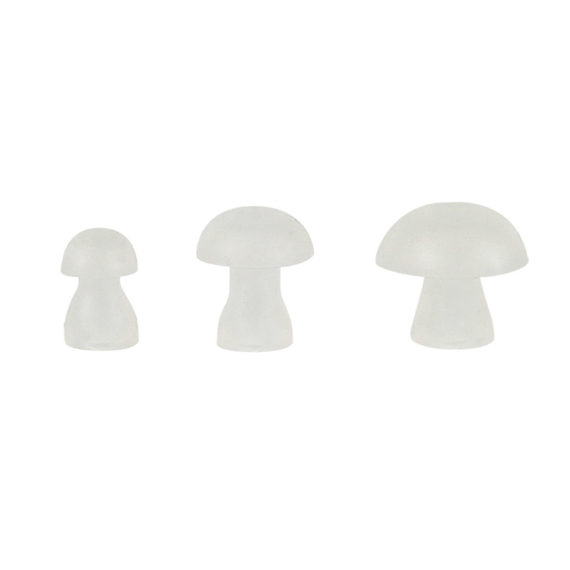 Wholesale High Quality Soft Silicone Breathable Mushroom BTE Hearing Aid Close Eartip Domes Earplug product detail