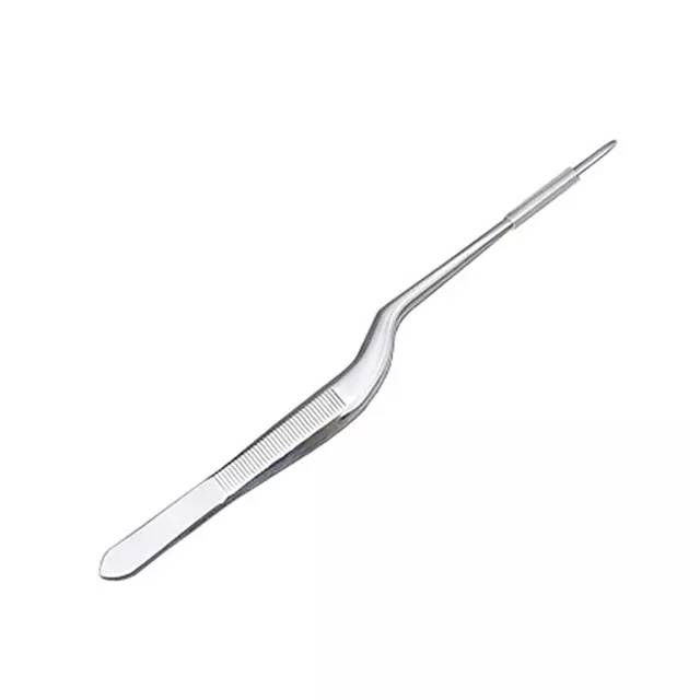 Ear Impression Taking Tool Bending Bayonet Shape Earwax Remover Stainless Steel Tweezers for Earphones Made in China product detail